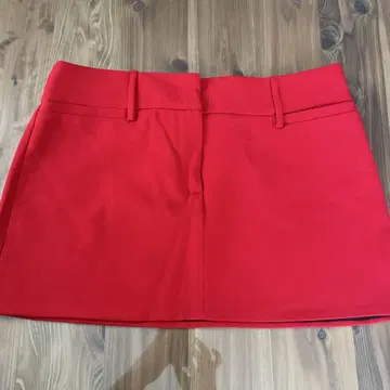 ZARA 미니 스커트 M 레드 새상품급