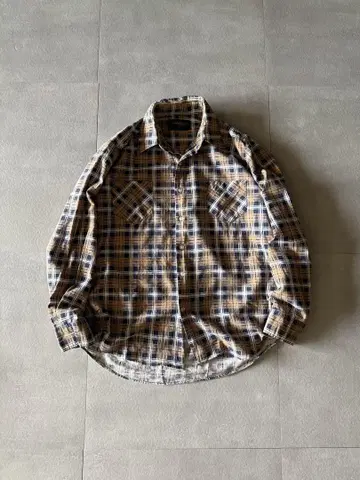 80's~ Chandler print flannel shirt