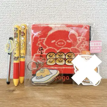 구데타마 키링 터치 펜 손수건 볼펜
