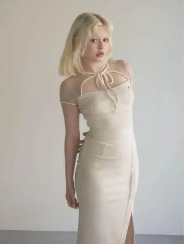 ANDMARY Roy ribbon tops ivory