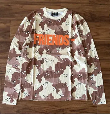 VLONE 카모플라쥬 패턴 긴팔 티셔츠