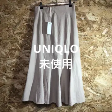 [ 2518번 ] UNIQLO 롱 스커트 미사용 베이지 계열