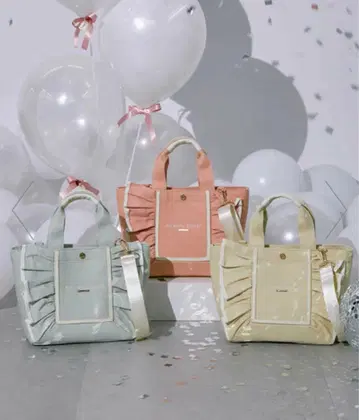 하자품 JILL by JILL STUART 프레임 프릴 토트 미사용