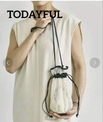 투데이풀 TODAYFUL 가죽 메쉬 미니백