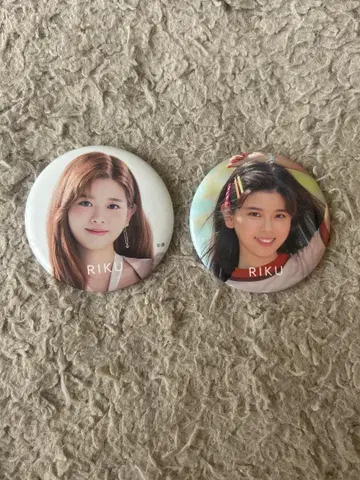 RIKU 캔뱃지 2개 세트