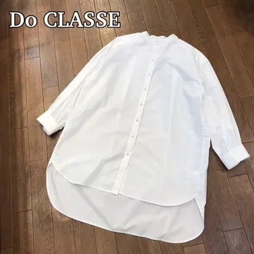 Do CLASSE 거의 프리 사이즈 펄 버튼 오버 셔츠