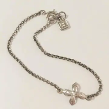 MICHEL KLEIN 크로스 모티브 팔찌 실버 925
