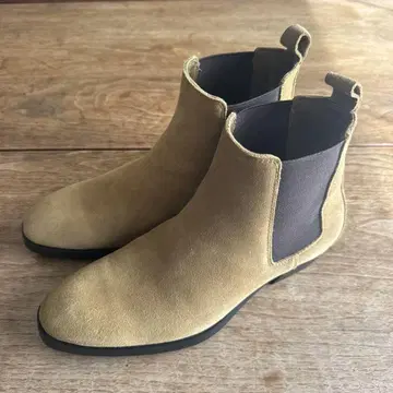 ZARA 스웨이드 사이드 고어 부츠