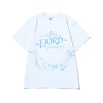 FJORD 로고T셔츠 화이트 M