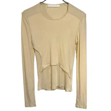 DION LEE 디온리 롱 슬리브 T셔츠 캐시미어 베이지 L