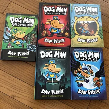[ 새상품급 ] Dog Man 시리즈 5권 세트