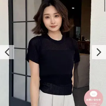 새상품 OPENWORK SWITCHING SUMMER KNIT TOPS