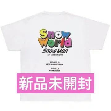 미개봉 새상품 SnowMan SnowWorld 셔츠