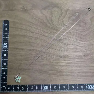 오팔 실버 목걸이