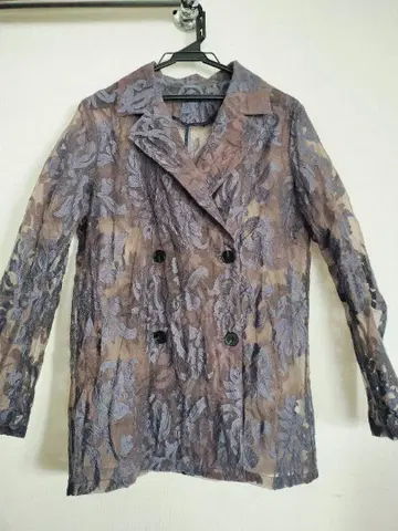 HARE vintage 레이스 테일러드 자켓 블루