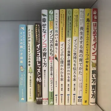 [ 조류 잉꼬 사육 도서 12권 묶음 판매 ] 잉꼬 언어 레슨 외