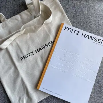 FRITZ HANSEN 사진집과 천 에코백 (새상품 미사용)