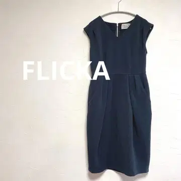 프리카 FLICKA 포멀 원피스 네이비 여성용 S 새상품급