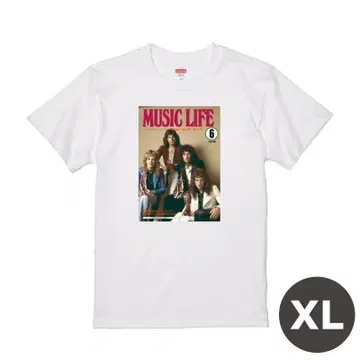 QUEEN Music Life 커버 셔츠 화이트 XL 사이즈