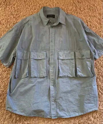 many men many mind multi-pocket shirt