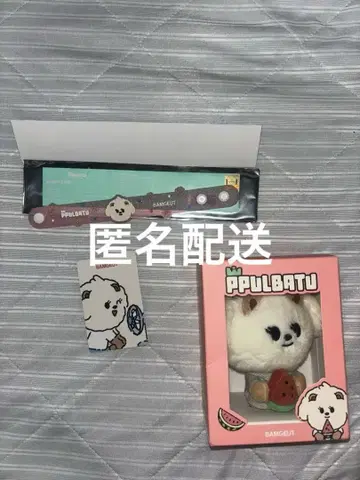 범규 PPULBATU 밤굿 키링 러버 밴드 팝업