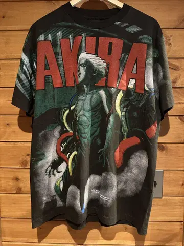 [ AKIRA 싱글 스티치 ] 아키라 T셔츠 XL 페이드 구제 의류