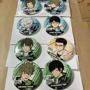 WORLD TRIGGER 캔뱃지 8개 세트