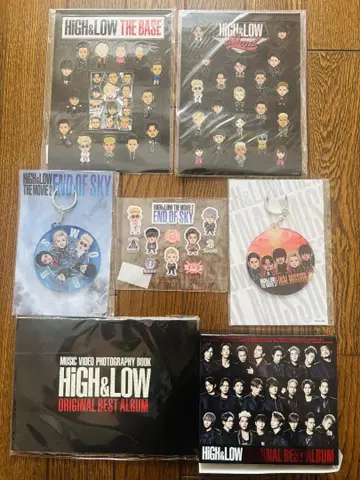 EXILE HiGH&LOW CD Blu-ray 키링 세트