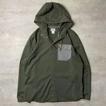 L.L.Bean 엘엘빈 풀 버튼 윈도우 나일론 후드티