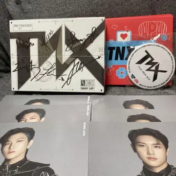 TNX / WAY UP 퍼스트 미니 앨범 사인 앨범 묶음 판매