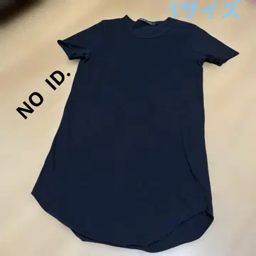 NO ID. 긴 길이 T셔츠 1 사이즈