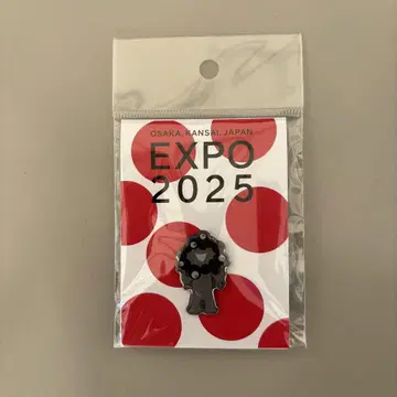 EXPO 2025 핀 배지 미야쿠미야쿠 블랙 만박