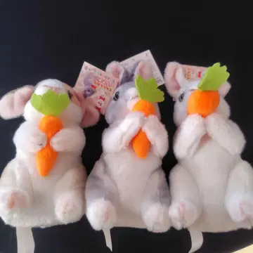 당근 허그 토끼 토끼 봉제 인형 리얼 애니멀즈