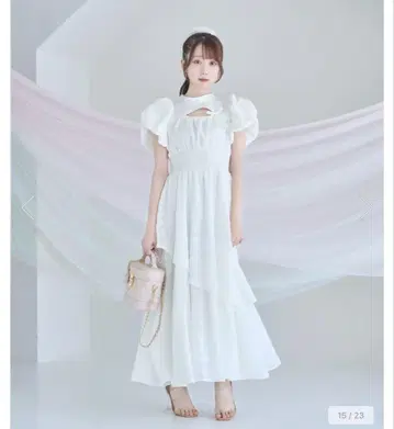 Rose Muse Jacquard check dress