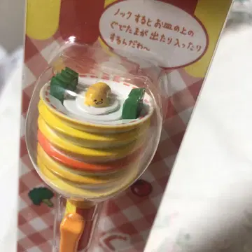 산리오 미사용 구데타마 기믹 볼펜 계란 프라이 헤이세이 레트로