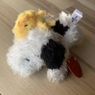 USJ 스누피 & 우드스탁 봉제 인형 키링 키체인