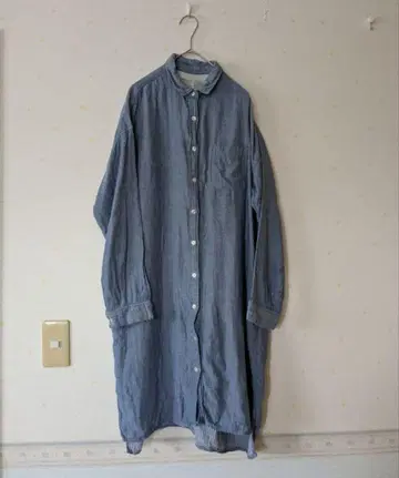 무인양품 거즈 셔츠 원피스