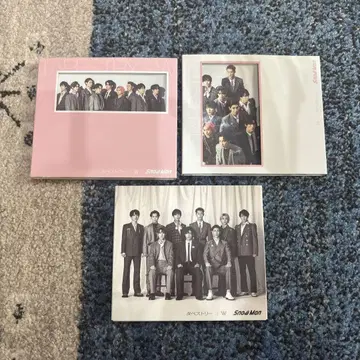 Snow Man CD DVD 3종 세트 외부 가방 없음