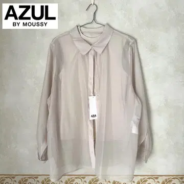 AZUL by moussy 시어 셔츠 이너 포함