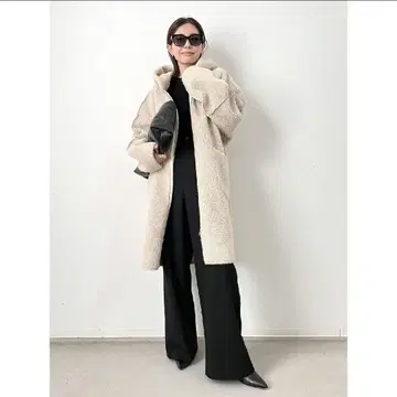 Lou Andrea Mouton Fake Hood Coat