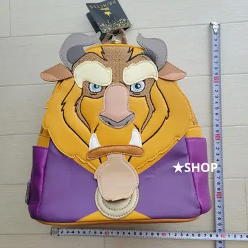 라운지 플라이 디즈니 미녀와 야수 야수 페이스 자수 백팩