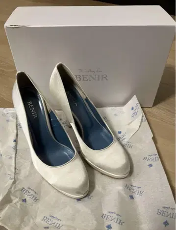 BENIR 웨딩 신발 12cm 힐 화이트 사이즈 34 결혼식