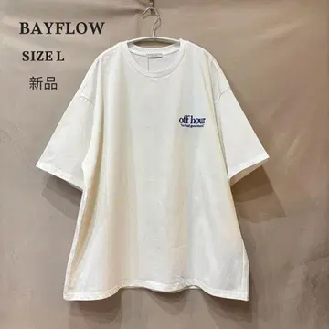 새상품 BAYFLOW 베이플로우 남성용 모듬 프린트 반팔 T셔츠 L