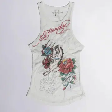 Sculptor X Ed Hardy Sheer Tank Top