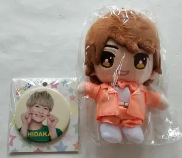 미소년 ACEes 우키쇼 히다카 하피누이 봉제 인형 치비누이 캔뱃지
