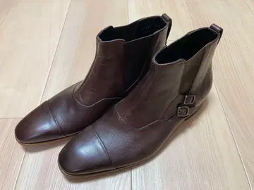 새상품급 캐서린 햄넷 가죽 사이드 고어 부츠