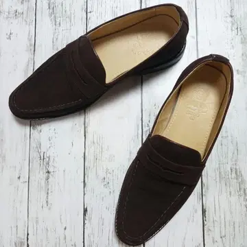 새상품급 GLENFORD 스웨이드 페니 로퍼 25cm