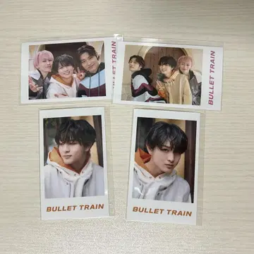 BULLET TRAIN 초특급 폴라로이드풍 사진 4장 세트 하루