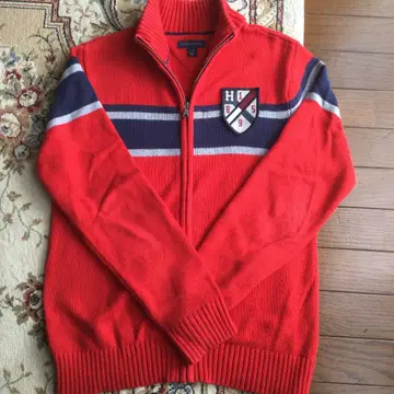 TOMMY HILFIGER [컨디션 최상] 풀 지퍼 니트 아우터 Jr L