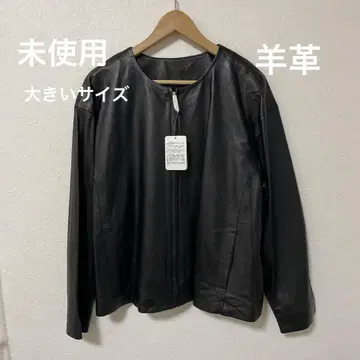 미사용 양가죽 자켓 빅 사이즈 5L 램 가죽